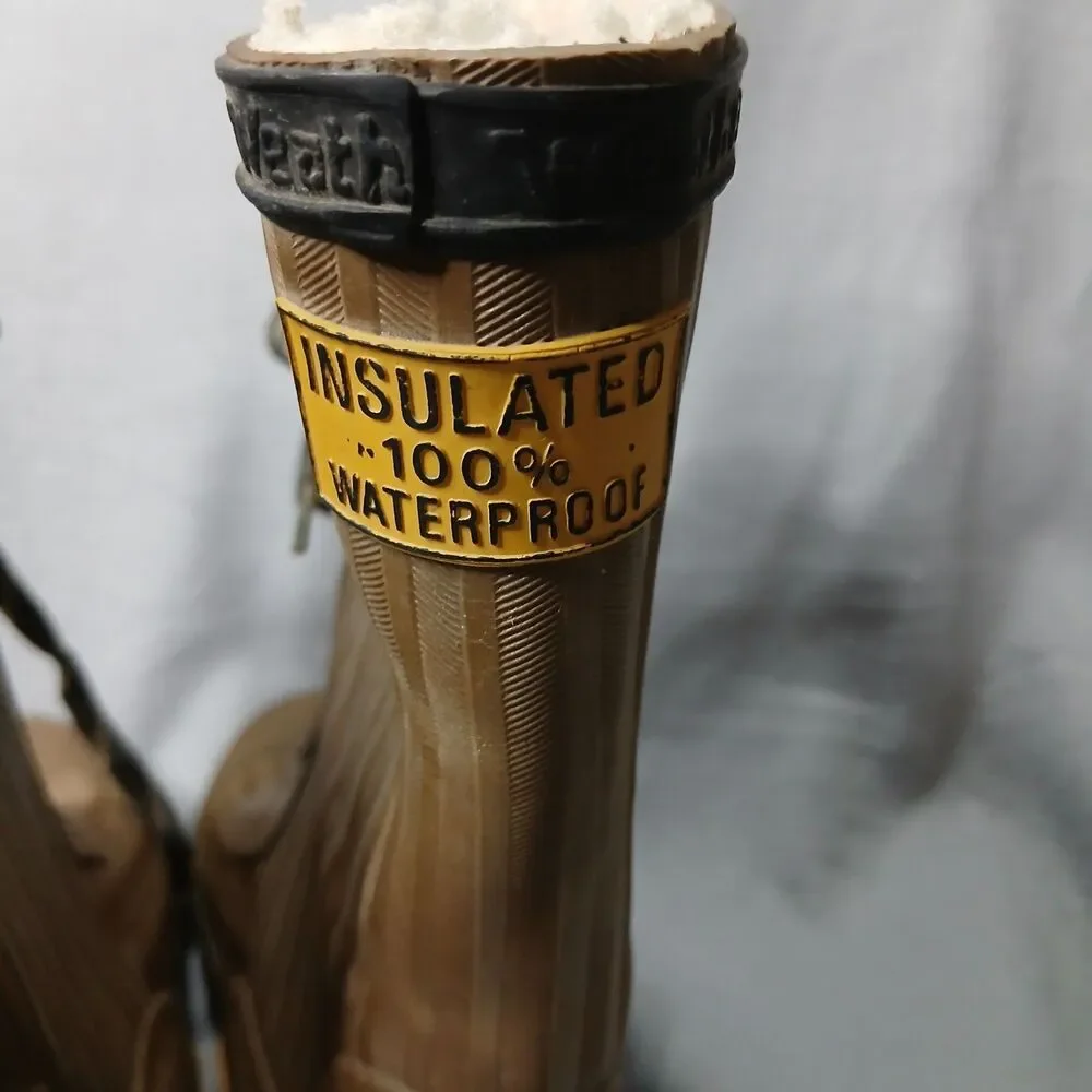 Weather Spirits Insulated Waterproof Muck Boots Steel Shank Work Fishing Mens 9
